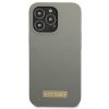Guess GUHMP13XSPLG iPhone 13 Pro Max 6,7 szary/grey hard case Silicone Logo Plate MagSafe